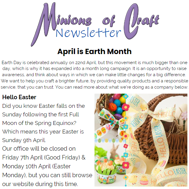 April is Earth Month (Newsletter 2023-04&nbsp;April)